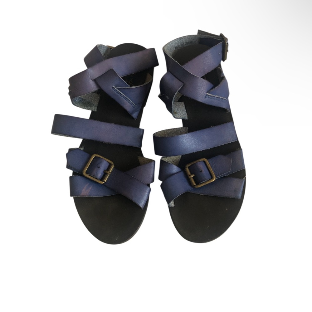 Free People Women's Strappy Buckle Sandals - Comfortable Summer Footwear